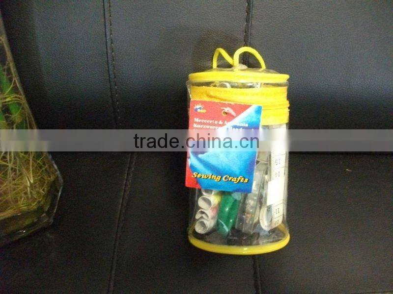 D&D PVC Zipper Pouch Sewing Kit With Sewing Accessories