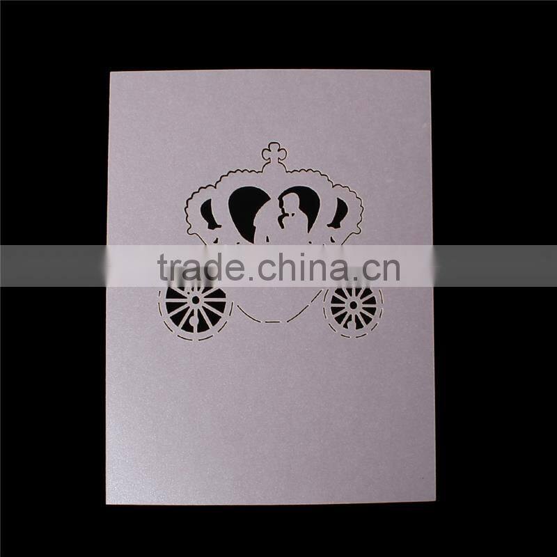 Paper Wedding Party Name Place Card Crown Mauve