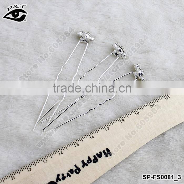 Butterfly shaped Crystal Pins Hair Pins For Wedding Decoration Accessories Bride Hair Pins