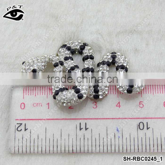Snake Shape Brooch Animal Rhinestone pins for clothing dress hats bags shoes