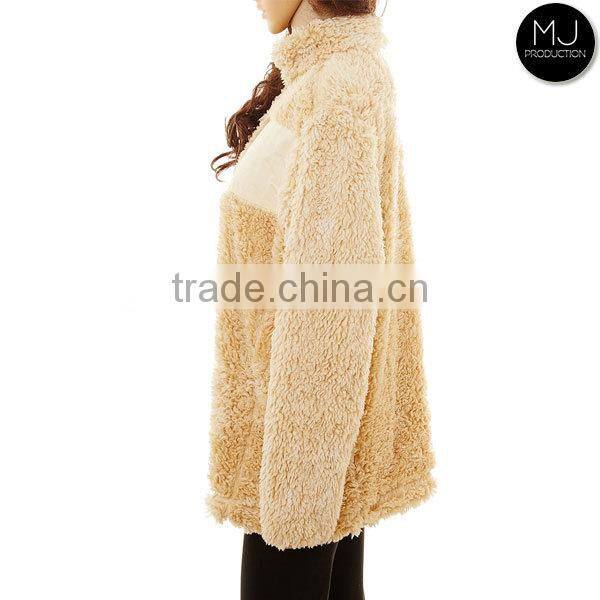 Wholesale Stylish Monogrammed Cozy Sherpa Pullover