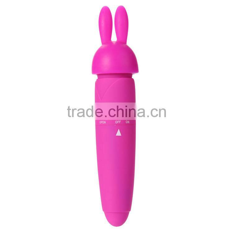 Rabbit Sex Toys Women Vibrator With 3 Caps G-spot Vibrating Sex Massage Machine