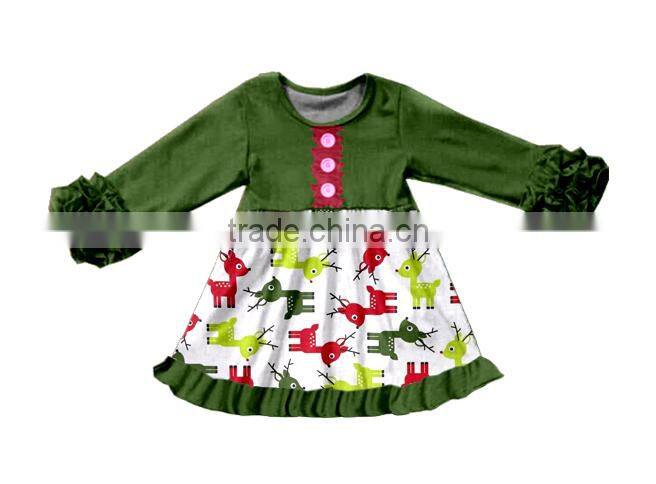 Lovely beautiful Long-sleeved Halloween baby girl clothes lace casual branded boutique girls clothing dress