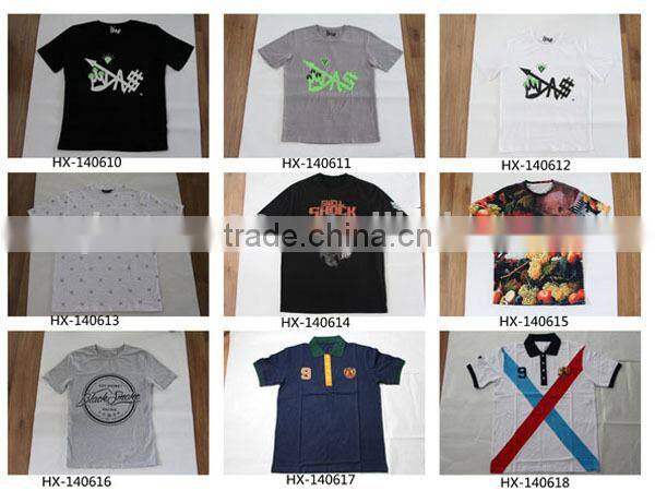 Cheap custom long sleeve men striped 60% cotton 40% polyester t-shirts printing