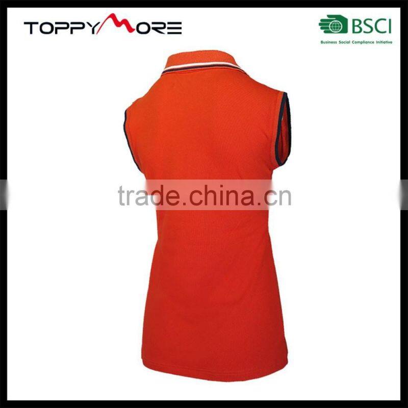 T056-3543R OEM Red Cotton Polo Shirts In China New Design Polo T Shirt