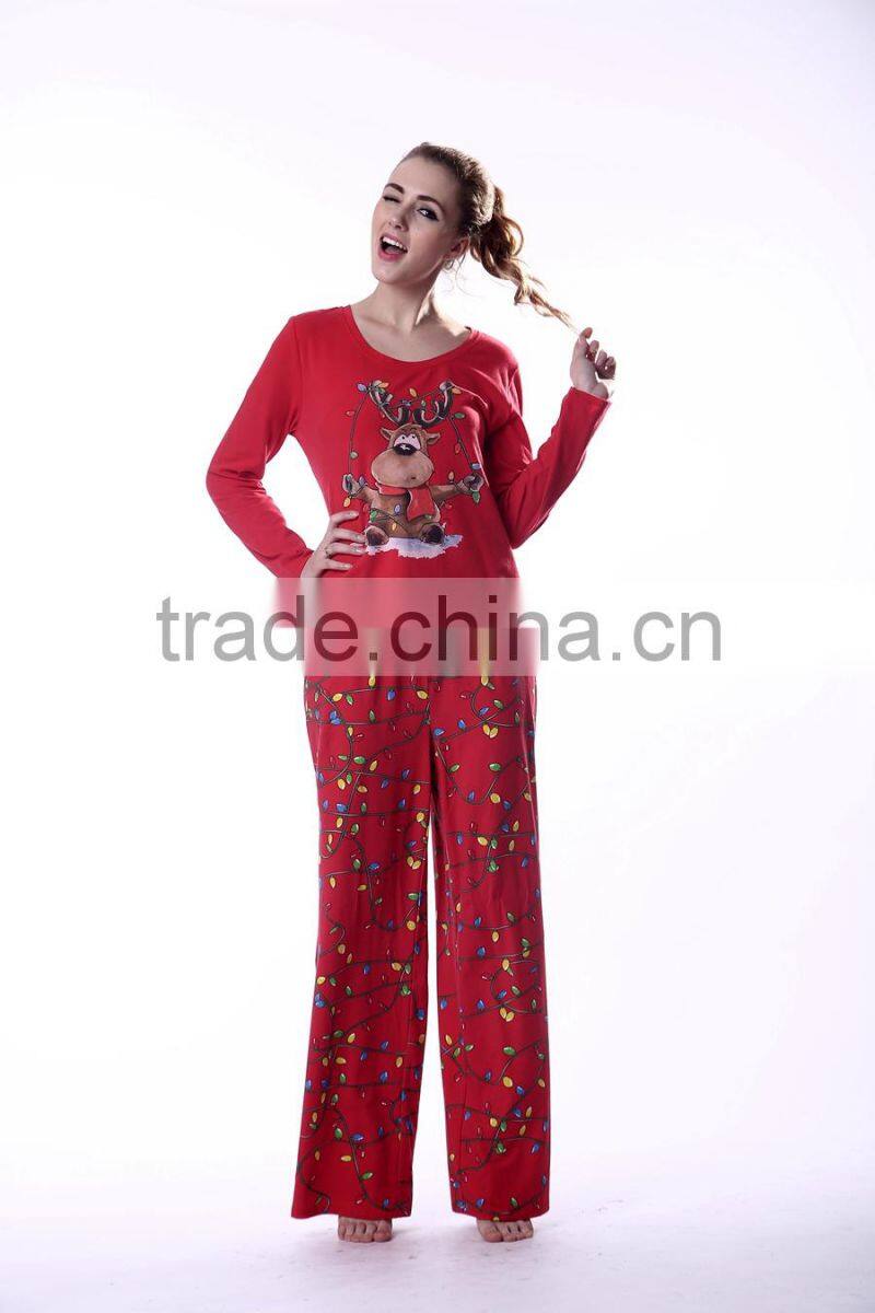 Women 100% cotton spring hot sleep home sleepwear