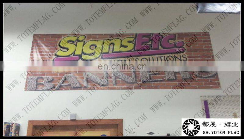 custom sublimation hanging polyester mesh banner
