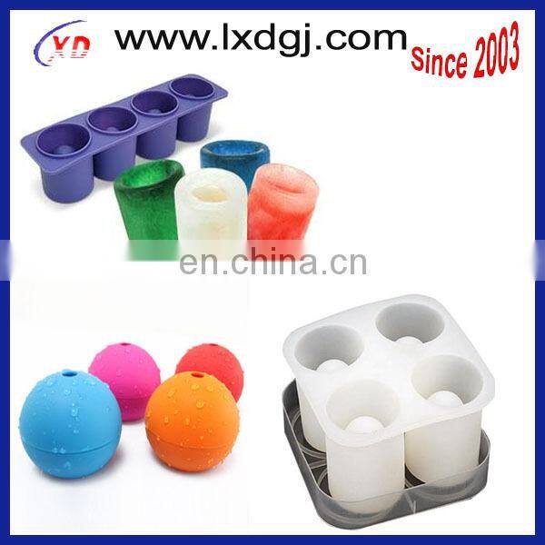 FDA,LFGB proved Silicone Ice Rounds Maker,golf ball shaped silicone ice cube tray