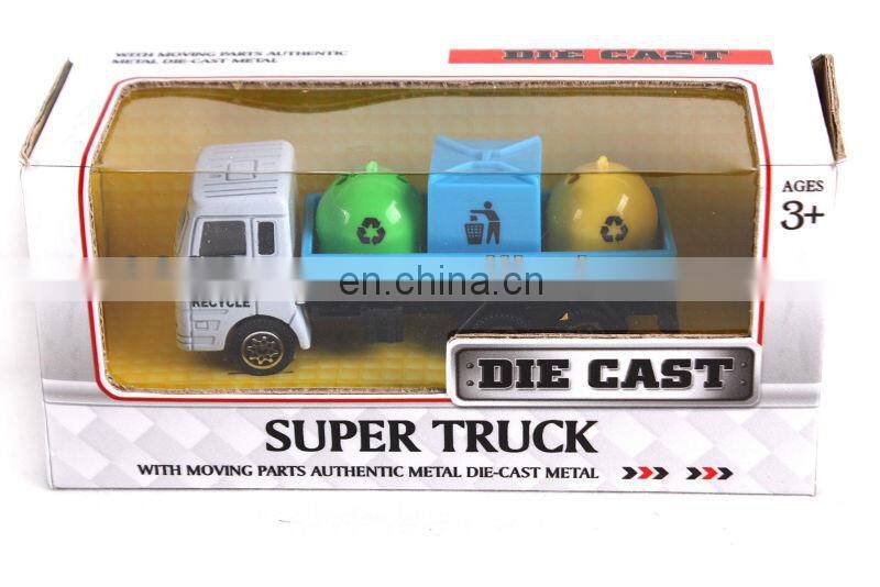 HW TOYS 2013 New Die cast Car,Free Wheel Metal Sanitation truck