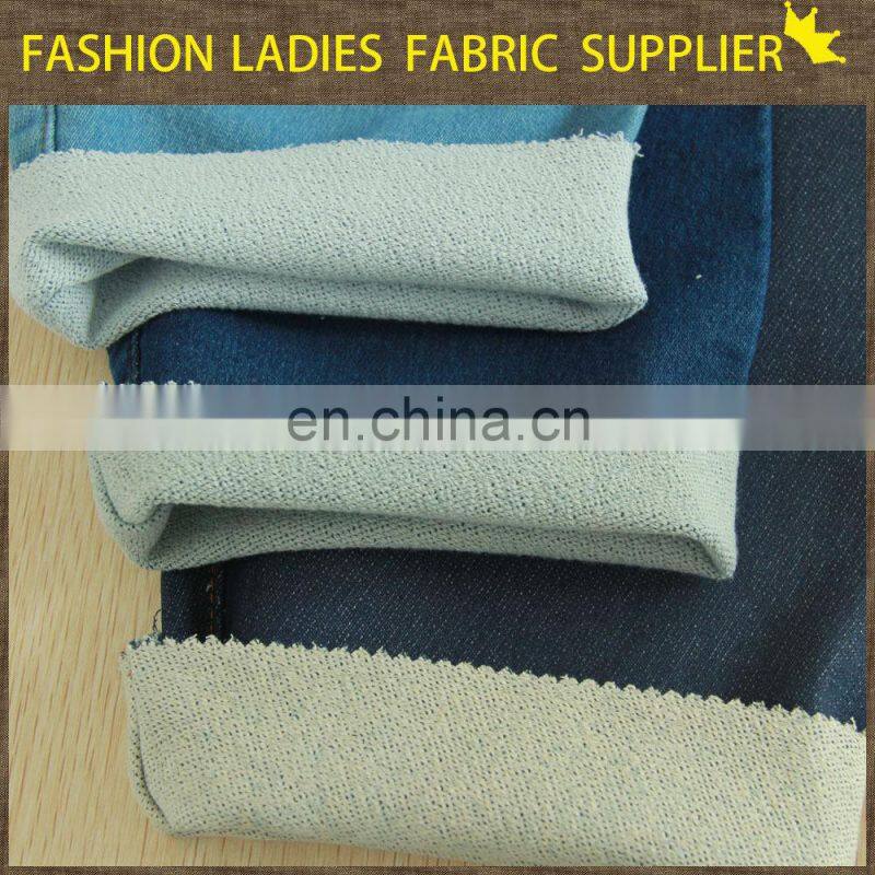 New design leather sleeves denim jacket raw denim denim bags fabric