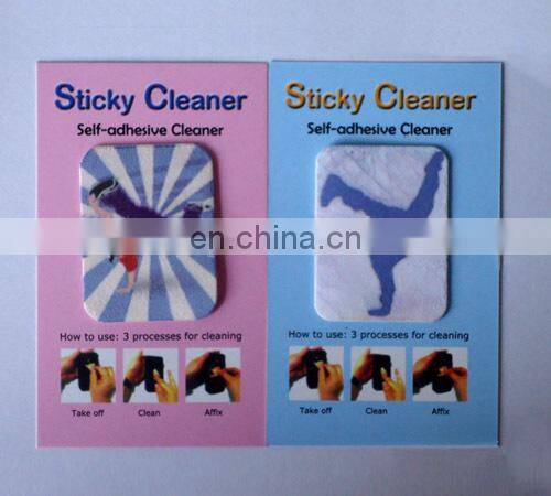 adhesive microfiber sticky screen cleaner