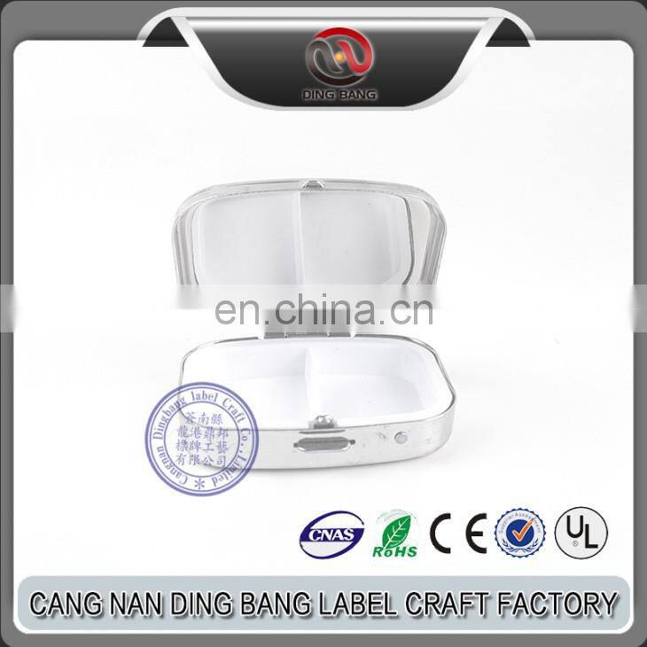Wholesale Hot Selling Custom Made Plastic Inner Type And With Mirror Type Domed Metal Small Jewelry Box