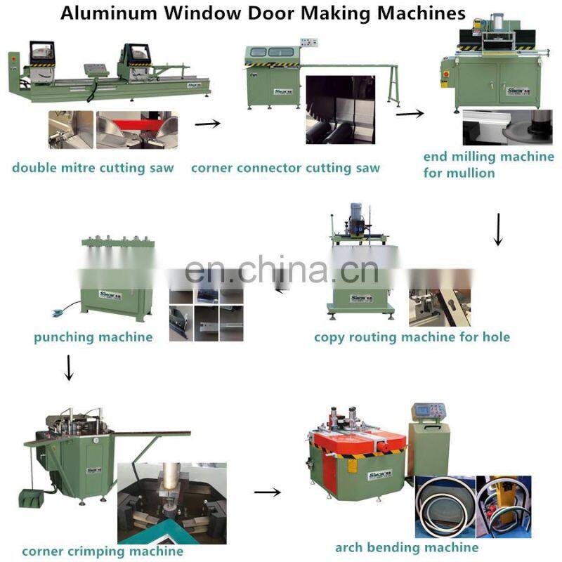 CNC Automatic Feeding Aluminum Window Corner Brace Cutting Machine