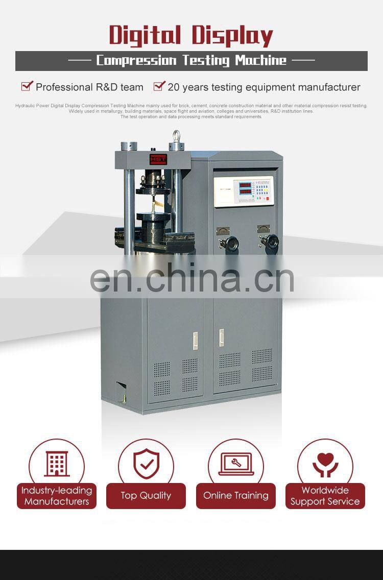100kn 300kn Brick Test/Test Lab/Concrete cube compression testing machine