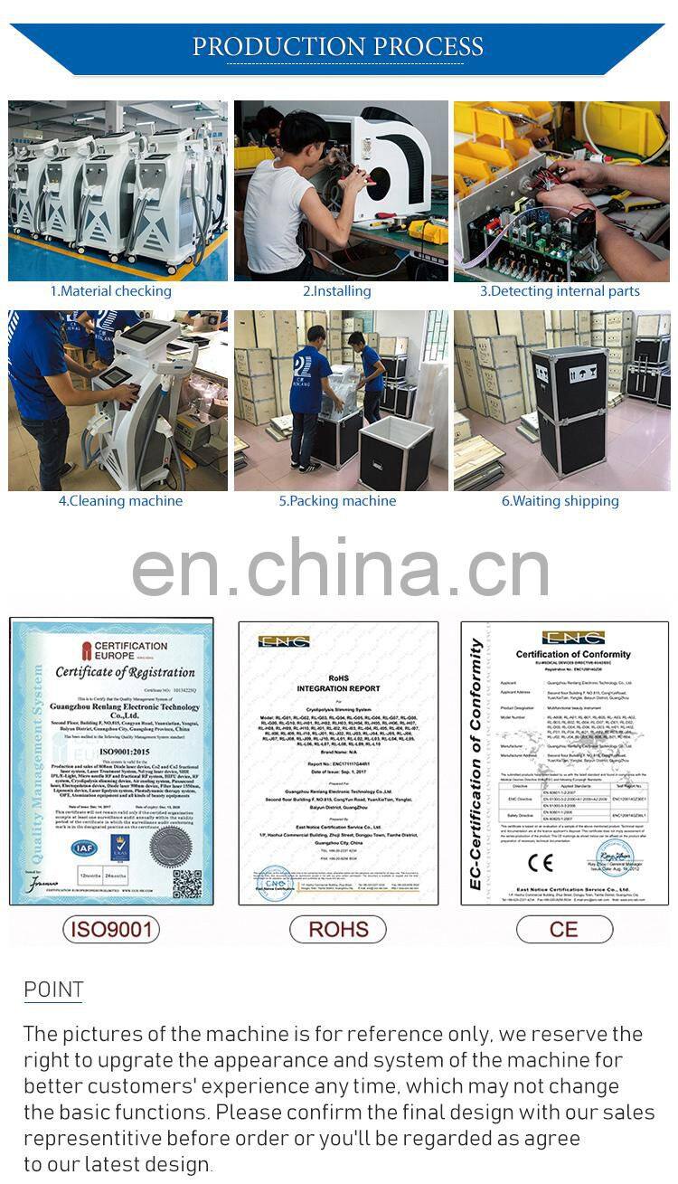 Multifunction Beauty System Dual SHR Handle IPL Hair Removal / Nd Yag Laser Tattoo Removal / RF Skin Tightening