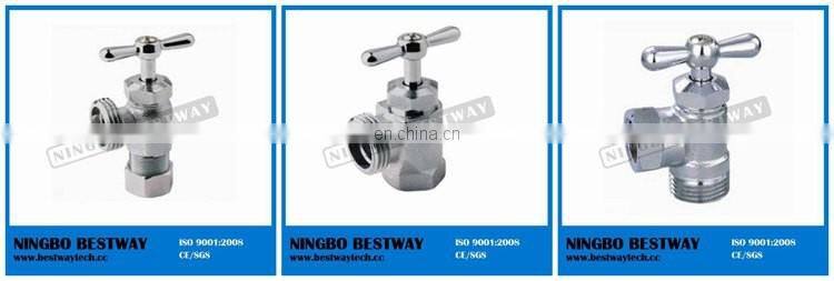 Chrom Plated Brass Angle Stop Valve with Pex Connection