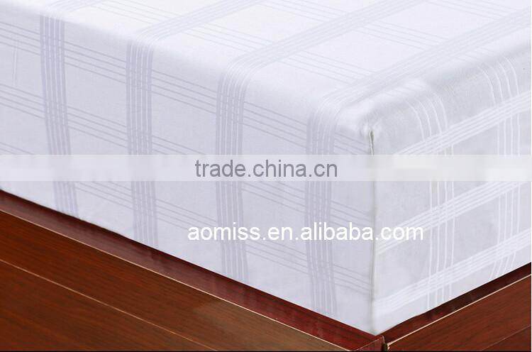 100% cotton 300 thread count hotel jacquard fitted sheets flat sheets