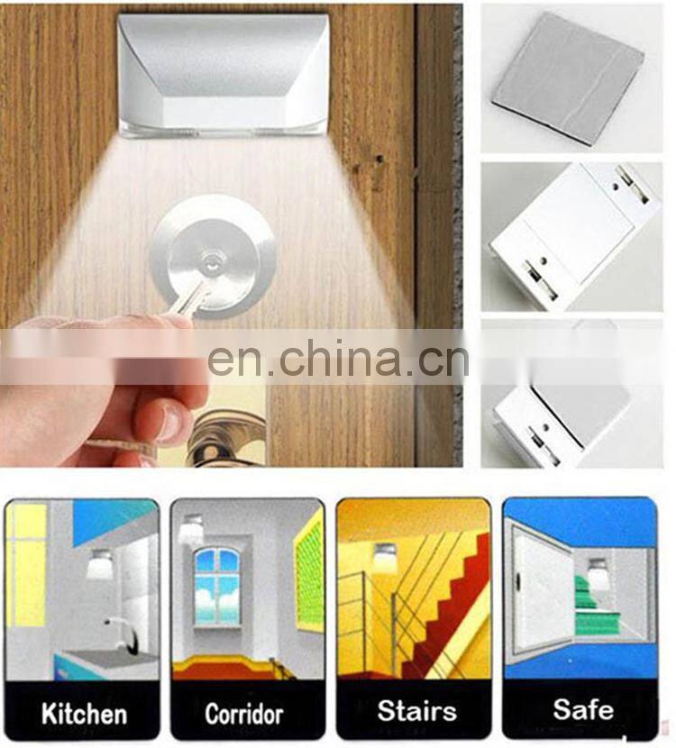 LED door handle cabinet wardrobe induction lamp human body infrared sensor night light