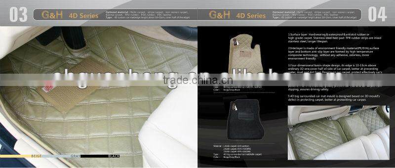 antiskid silicone 3d car mat for floor/The newest 3d car mat with best quality/new 3D car mats 3d Special car mat