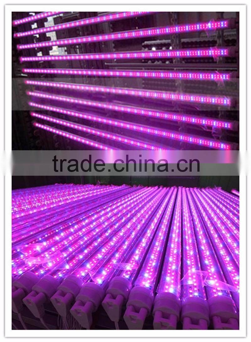 Ce rohs approved 24w t8 fixture high power led grow light outdoor