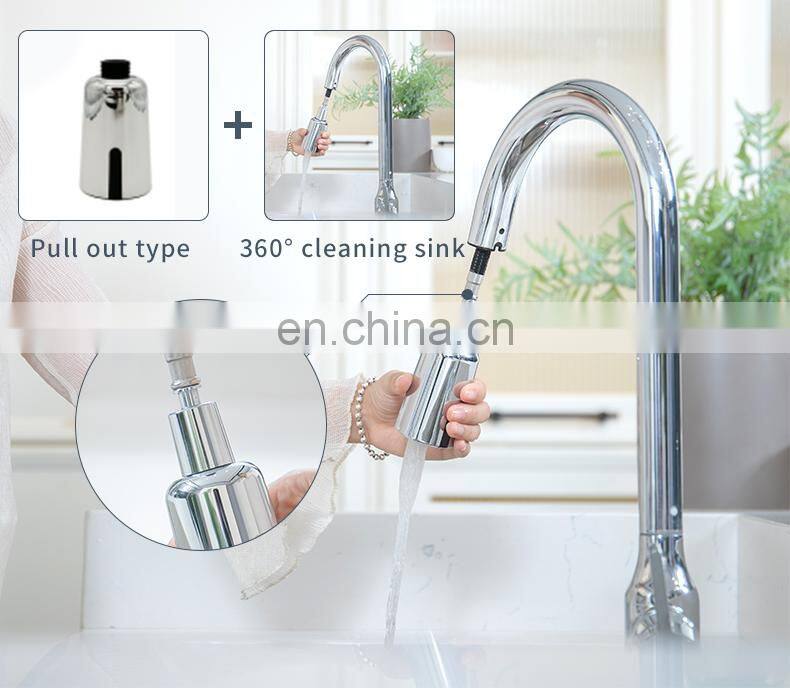Water saving touchless kitchen faucet adapter automatic aerator spout water tap infrared sensor faucet adapter