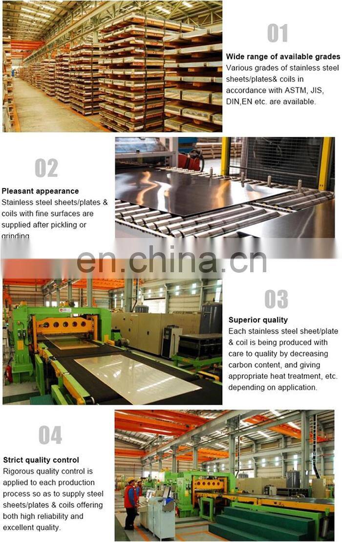 ASME stainless steel plate 304 316 316L stainless steel sheet price