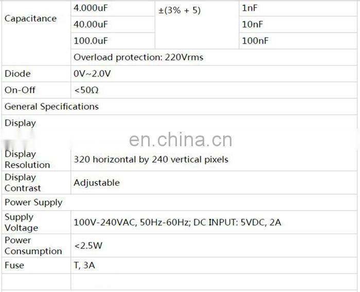 2 In 1 Digital Oscilloscope + Multimeter 40MHz 250MSa/s Direct Charging Type 2C42