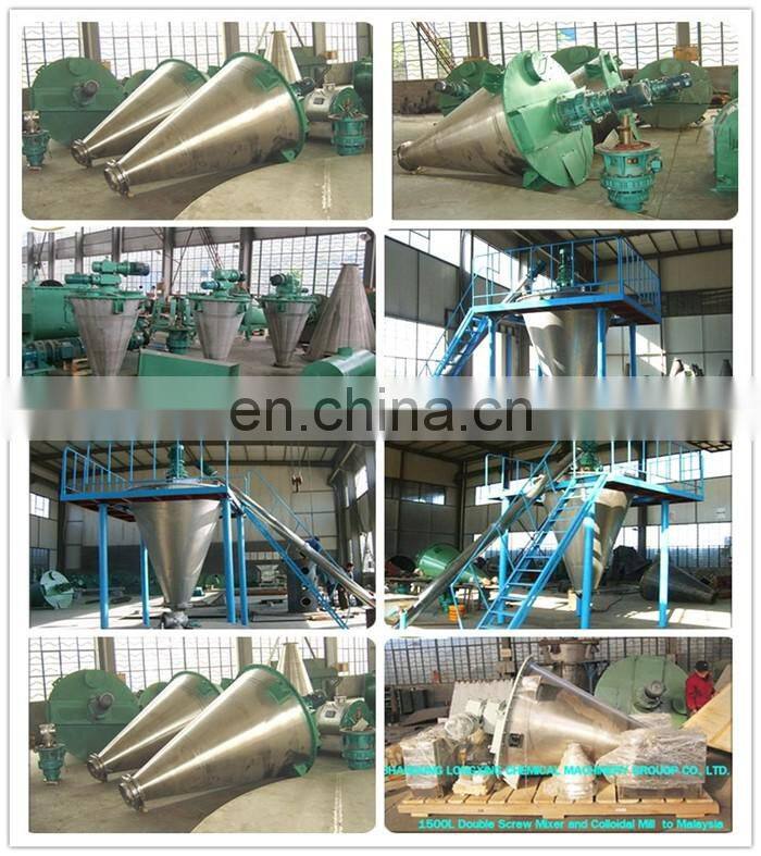 Manufacture Factory Price Conical Dual Screw Mixer (2000L) Chemical Machinery Equipment