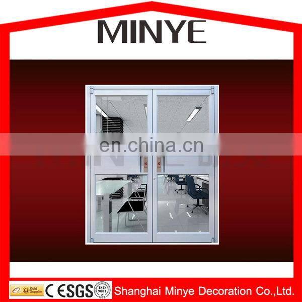 KFC design Automatic glass front shop door with door closer