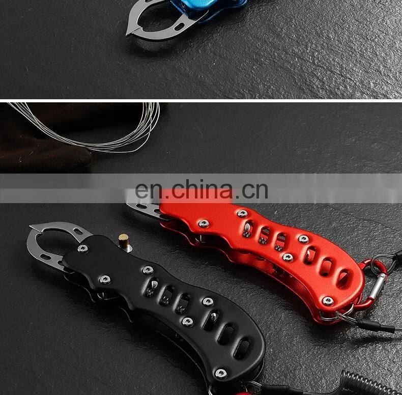 Mini High-quality Fish Lip Grips Outdoor Fishing Pliers Stainless Steel Lip Holders Factory Direct Sales in Many Colors