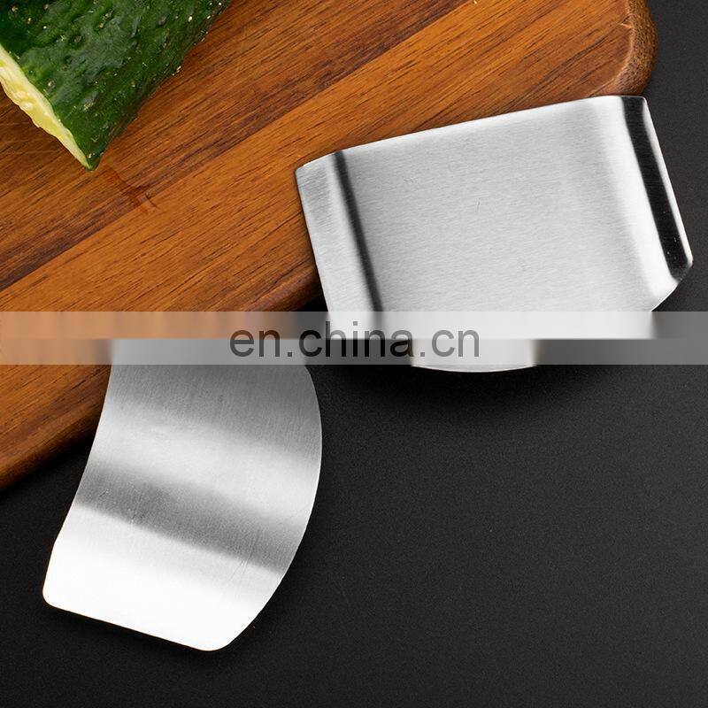 Stainless Steel Finger Guard Finger Hand Cut Hand Protector Knife Cut Finger Protection Tool Kitchen Cooking Knives Accessories