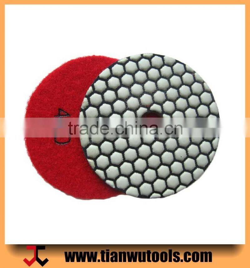 Dry polishing pad Wet polishing pad Resin polishing pad