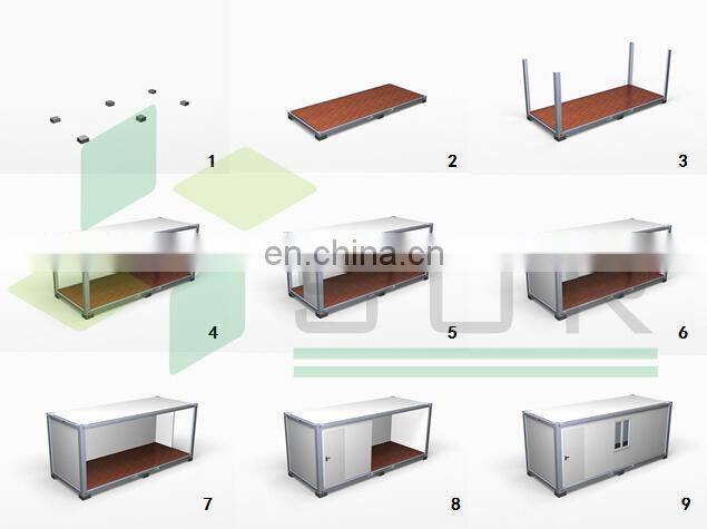 high quality prefab house container home caravan