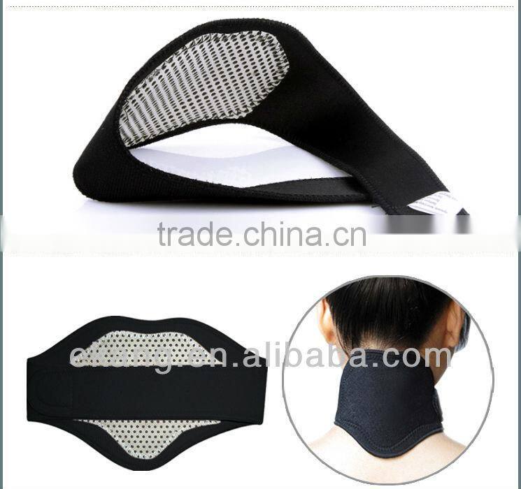 Pain relief tourmaline magnetic heating neck wrap