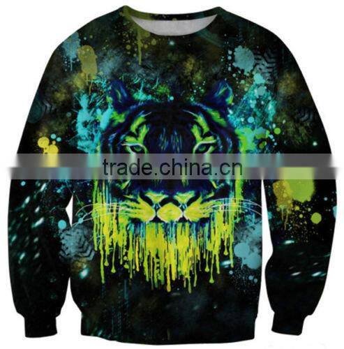 Cool design oversized plain black pullover hoodie for men