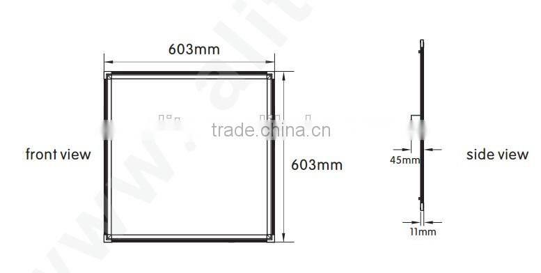 2x2ft 45w 3800lm 5 years warranty dlc ul 60x60 cm led panel lighting