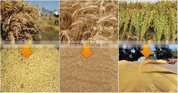 Lowest price efficient mini wheat thresher