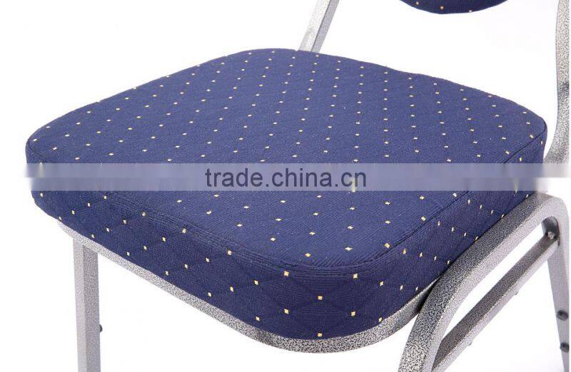 Cheap Stacking hotel restaurant used price steel banquet chair