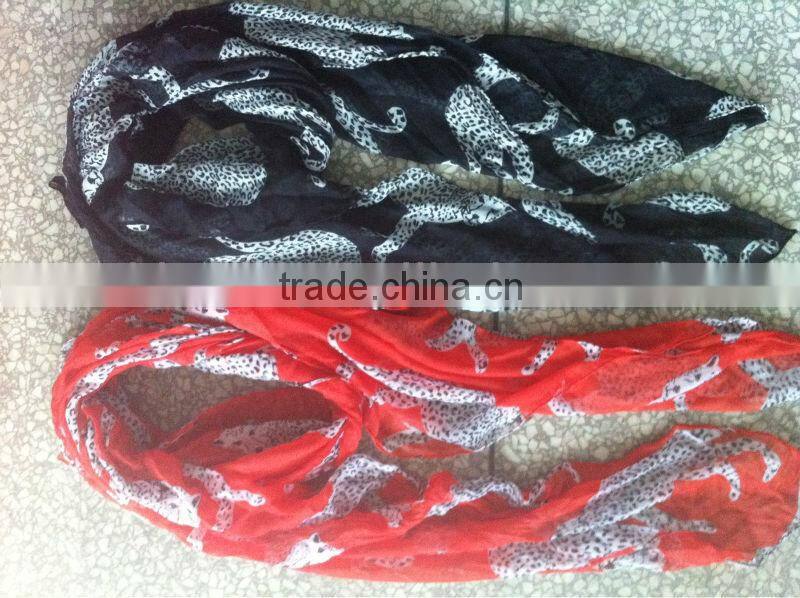 2013 New style ladies water ripples printing scarf