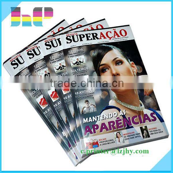 Guang dong Cheap Softcover Saddle Stiched Full Color book printing