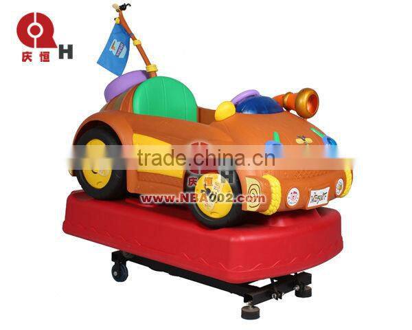 Lovely Orange Car Electric Kiddie Rides Red Blue QHRR13