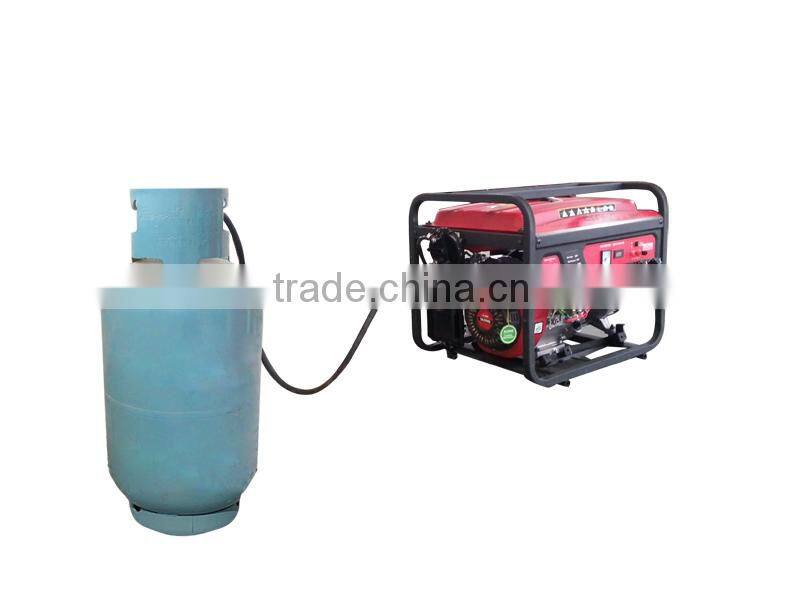 Small natural gas generator key start portable with wheel kit 5kw