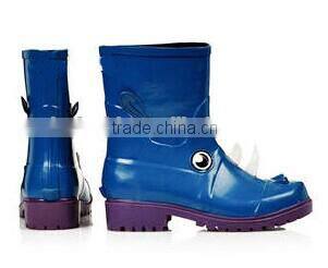 Blue garden boots