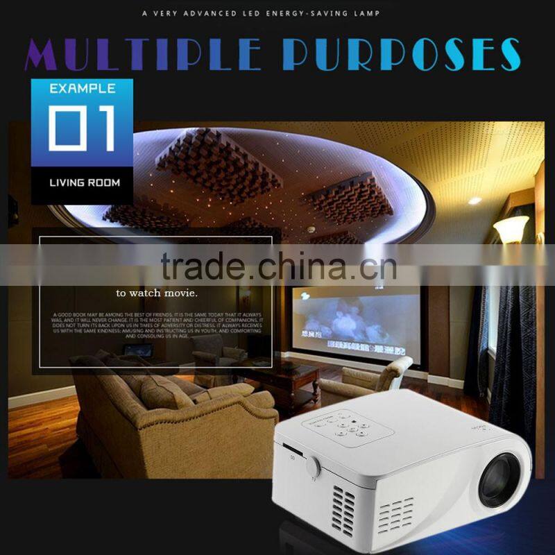 New Hot X6 MiNi LCD Home Theater Projector with 480*320p TV Function SD/VGA/HDMI/USB Port Better