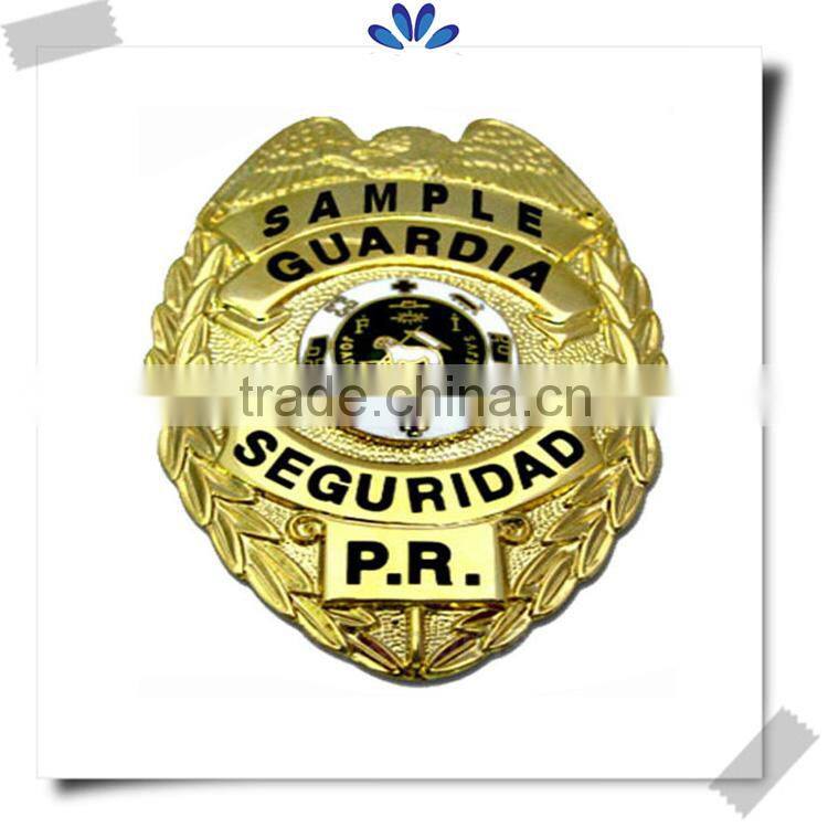 Popular classic souvenirs stamping badge,custom metal pin badges