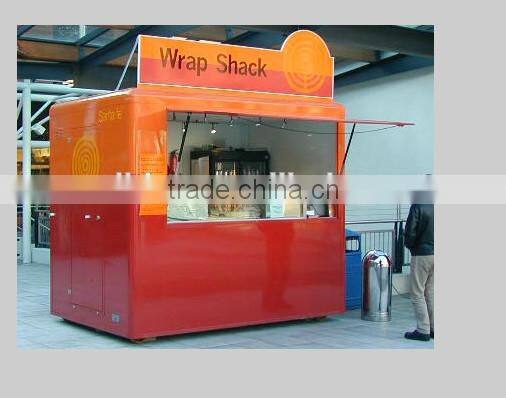 Customization outdoor bubble tea kiosk , Drink kiosk outdoor , Ice cream kiosk design with OEM ODM appreciated