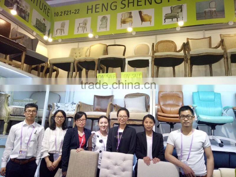 French style fabric bed luxury furniture king size bed