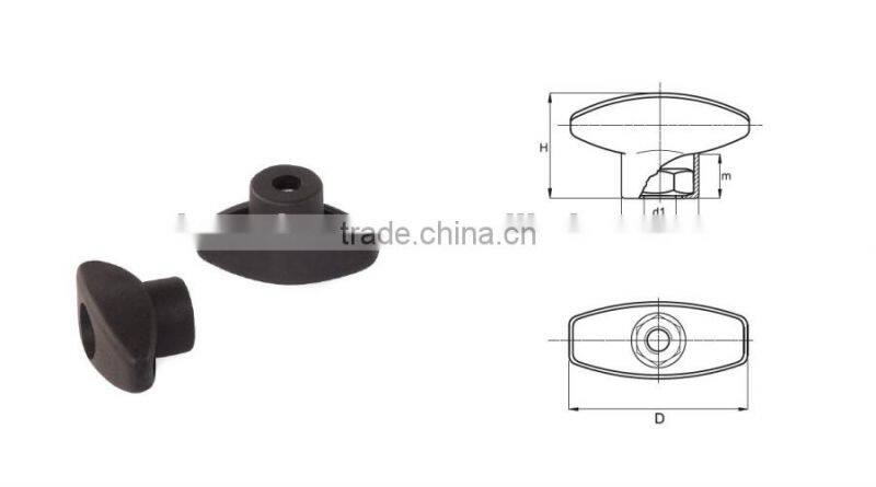 Plastic Wing Knobs With Through Thread BK8.0008