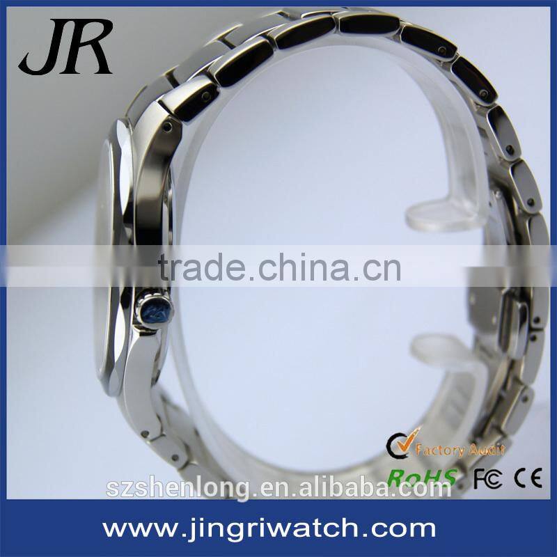 Japan quartz movt wholesale stainless steel back water resistant oem brand watch
