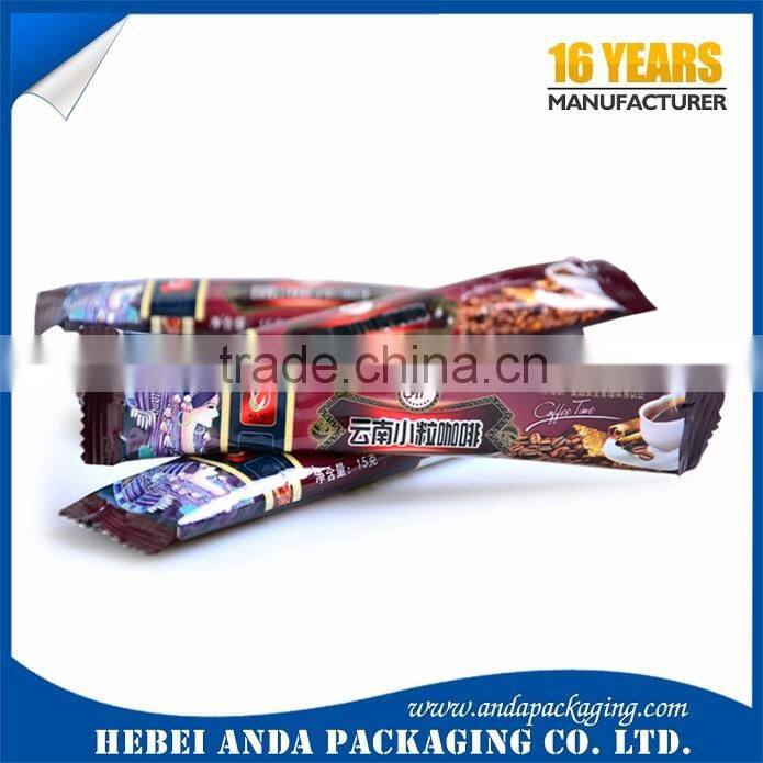 Coffee Stick Plastic Bag,Heat Sealing Coffee Stick Plastic Packaging Bag